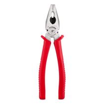 Alicate universal 8" aço carbono polido plastificado Nove54