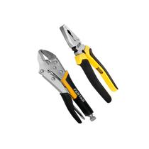 Alicate Universal 8 e Alicate de Pressão Reto 10 Mecânica Elétrica Profissional Fertak