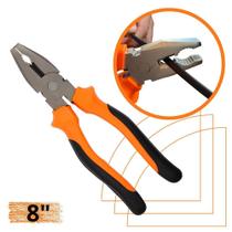 Alicate Universal 8 Pol Cabo Isolado Ferramenta Profissional - Home & More