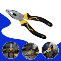Alicate Universal 8 Polegadas Profissional Aço Carbono Cabo Isolado 1000v Para Eletricista Manutenção Obra Reforçado Alicate Universal 8 Polegadas Profissional Aço Carbono Cabo Isolado 1000v Para Eletricista Manutenção Obra Reforçado