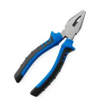 Alicate Universal 8” Profissional Aço Cromo Vanádio com Mordentes Estriados Profundos