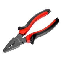 Alicate universal, black nickel, niquelado, cabo dupla injecao, 6pol.-160mm, 1pc // mtx