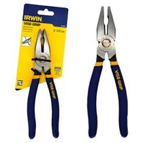 Alicate universal irwin cromo vanadio 8" uso geral azul