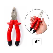 Alicate Universal Profissional 6" Aço Resistente e Conforto no Uso BOM1641 BOM1642