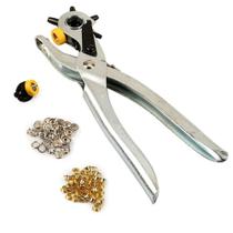 Alicate Vazador 6 Pontos Aplicador Botão de Pressão e Ilhós