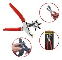 Alicate Vazador 9pol Furador Couro Eva Cinto Chinelo 6 Furos