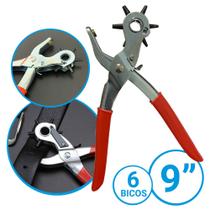 Alicate Vazador Furador Com 6 Bicos 9Pol. Para Chinelo/couro