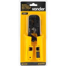 Alicate vonder crimp p/cabo rede 4 em 1 ac410 vd Alicate vonder crimp p/cabo rede 4 em 1 ac410 vd