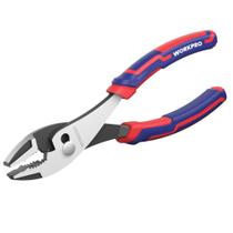 Alicate WORKPRO de 8" con Unión Deslizante, Antióxido y Mango Suave Alicate WORKPRO de 8" con Unión Deslizante, Antióxido y Mango Suave