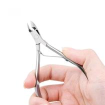 Alicates de Unha Cuticular de Precisão Cortador de Unha Profissional Aço Inox Alicates de Unha Cuticular de Precisão Cortador de Unha Profissional Aço Inox