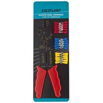 Alicates Para Prensar Terminais Com 30 Terminais - Eda - 5na