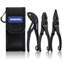 Alicates WORKPRO - Conjunto Mini 3 Peças 10 a 11,5 cm com Bolsa Alicates WORKPRO - Conjunto Mini 3 Peças 10 a 11,5 cm com Bolsa