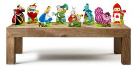 Alice No País Das Maravilhas Kit 8 Enfeites Decoração Festa