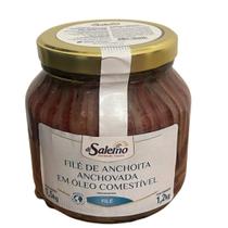 Aliche Filé De Anchova Di Salerno Em Óleo Comestível 1,5kg