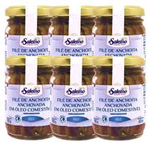 Aliche File De Anchova Importado Argentino Di Salerno 90g 06 Unidades Aliche File De Anchova Importado Argentino Di Salerno 90g 06 Unidades