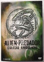 alien e predador colecao aniquilacao dvd 11 dvds original lacrado - fox