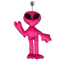 Alienígena ET de Pelúcia 40cm Verde Com Ventosa de Vidro Mascote dos Caminhoneiros