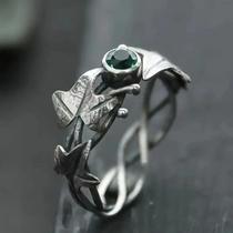 AliExpress Novo Produto Venda Quente Europeu e Americano Criativo Retro Folha Hera Anel