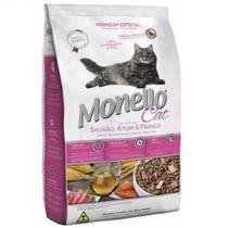 Alim p/ gatos monello cat salmao atum e frngo 1kg - Nutrire