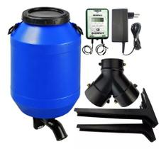 Alimentador Automático 12v Cavalos Equinos Ovelhas Com Reser
