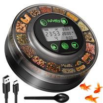 Alimentador Automático de Peixes Papettly com Temporizador LCD USB