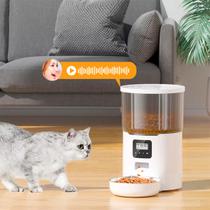 Alimentador Automático Inteligente para Pets com Controle por APP e Voz Ideal para Cães e Gatos