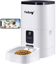 Alimentador automático para cães Yakry com câmera 6L/1500ml WiFi App