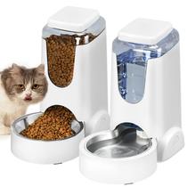 Alimentador automático para gatos e dispensador de água HWONMTE 4L x 2