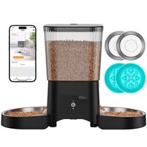 Alimentador Automático para Gatos HoneyGuaridan 3,5L com Controle Duplo Wi-Fi via App Alimentador Automático para Gatos HoneyGuaridan 3,5L com Controle Duplo Wi-Fi via App