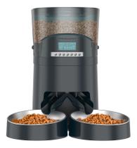 Alimentador automático para gatos HoneyGuaridan 4.5L para 2 gatos e cães
