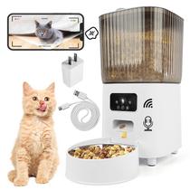 Alimentador automático para gatos Housense 5L com câmera 1080P 2.4G WiFi