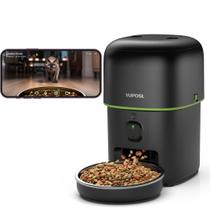 Alimentador automático para gatos Yuposl com câmera 5G WiFi 1080 HD