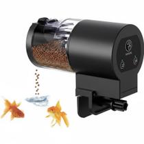 Alimentador Automático para Peixes Inteligente 100ml Timer 12 e 24h Aquário Pet Ajustável
