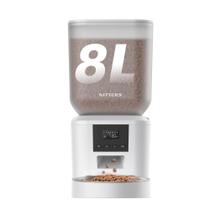 Alimentador Automático para Pets Nityers - 8L/34 Xícaras - 6 Refeições/Dia com Display LCD