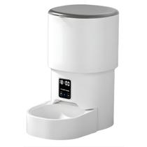 Alimentador Automático Pet 4L Programável Dispensador Ração Gatos Cachorros