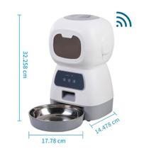 Alimentador Automático Pet Cães Gato c/ Wifi