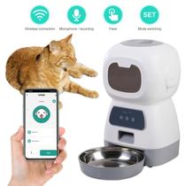 Alimentador Comedouro Automático 3,5L Pet Wifi Smart Program