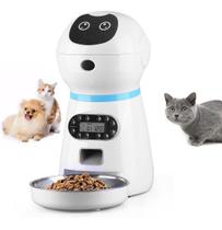 Alimentador Comedouro Automático Cães Gatos Pet Programável