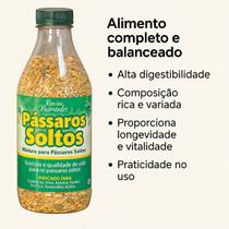 Alimentador Comedouro para passaros Passarinho Livre + Comida passaros pardais sabiás, bem-te-vis calopsita canarinho