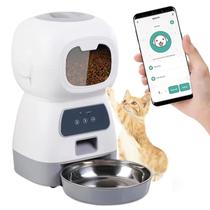 Alimentador Comedouro WIFI Automatico Smart Gato Pet Cachorro Cao Raçao Comida Programavel Wi-fi Petshop