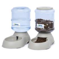 Alimentador de animais de estimação e dispensador de água para alimentos automáticos para cães e gatos - BLUERISE