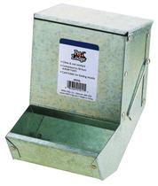 Alimentador de animais pequenos Pet Lodge Steel com tampa para gaiola de coelho