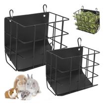 Alimentador de feno de coelho CAIQINLI com estrutura metálica pesada x2 Alimentador de feno de coelho CAIQINLI com estrutura metálica pesada x2