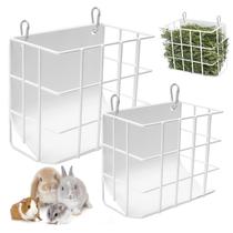 Alimentador de feno de coelho CAIQINLI com estrutura metálica pesada x2 Alimentador de feno de coelho CAIQINLI com estrutura metálica pesada x2