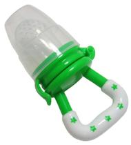 Alimentador De Fruta Em Silicone Tampa Bebes Verde