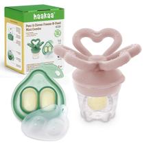 Alimentador de Frutas para Bebé Haakaa Trébol Libre de BPA 4M+
