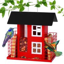 Alimentador de pássaros à prova de esquilo de metal MIXIDEA com capacidade de 4,5 kg