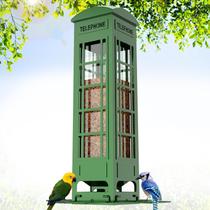 Alimentador de pássaros à prova de esquilo de metal THKFUL com capacidade de 7,5 kg