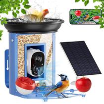 Alimentador de pássaros Camii com câmera de vídeo HD 2K alimentado por energia solar Alimentador de pássaros Camii com câmera de vídeo HD 2K alimentado por energia solar