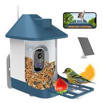 Alimentador de pássaros com câmera Vatjubi AI Identify Birds 1080P